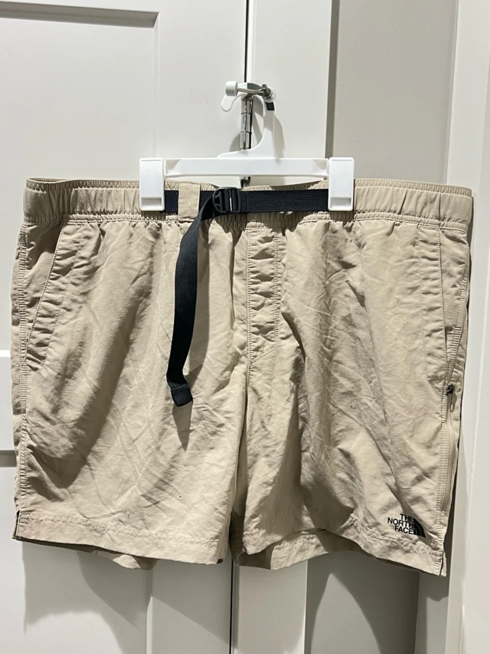 The North Face Belted Hiking Shorts Tan Beige Men's XXL